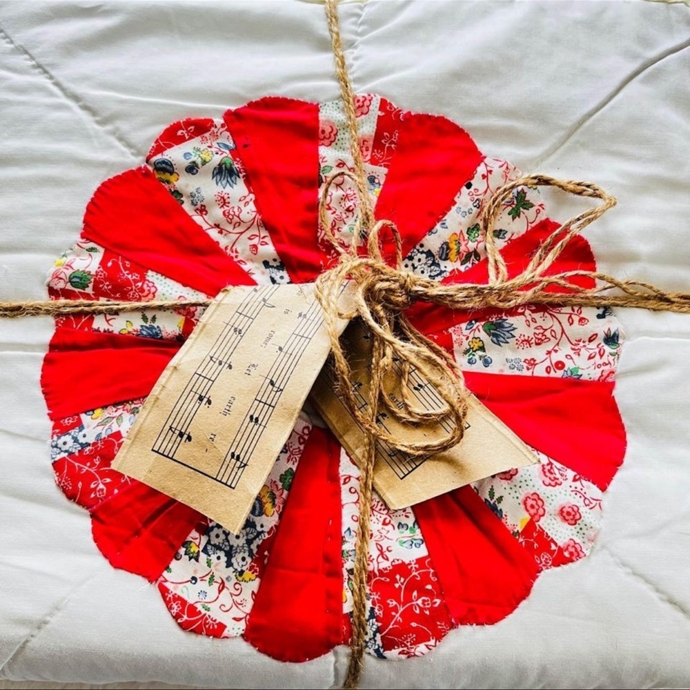 74”x92” Handmade Hand Stitched Twin Size Quilt. 74”x92”